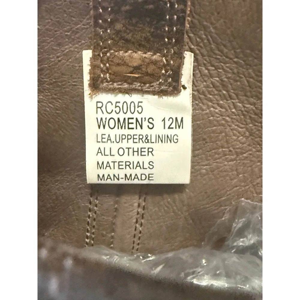 Women's Brown Leopard Accent Boots
